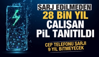 Bu pilin şarjı 28 bin yıl bitmiyor! İşte elmas pil