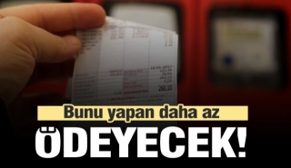 Bunu yapan daha az elektrik faturası ödeyecek!