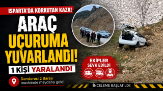 Darıderesi Barajı Yolunda Korkutan Kaza