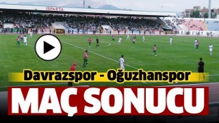 DAVRAZSPOR  OĞUZHANSPOR MA&Ccedil; SONUCU
