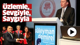 DEMİREL SD&Uuml;'DE ANILDI İŞTE AYRINTILAR!