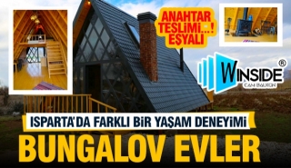  Doğayla B&uuml;t&uuml;nleşen Bungalov Evlerle Isparta'da &Ouml;zel Bir Yaşam Deneyimi