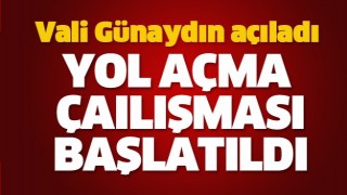 DÜŞEN UÇ.AĞA ULAŞMAK İÇİN YOL AÇILIYOR