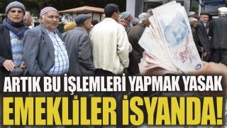Emekliler İsyan Bayrağını &Ccedil;ekti