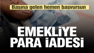 Emekliye para iadesi