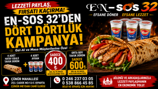 EN-SOS 32&rsquo;den Dikkat &Ccedil;eken D&uuml;r&uuml;m Kampanyası