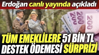 Erdoğan Canlı Yayında S&uuml;rpriz Destek &Ouml;demesini A&ccedil;ıkladı!