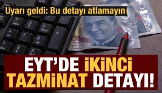 EYT'de ikinci kez tazminat alabilirsiniz!