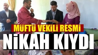 Gelendost&rsquo;ta M&uuml;ft&uuml; Vekili resmi nikah kıydı 