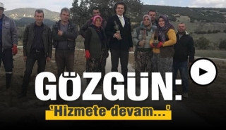 Gözgün, hizmetlerine ara vermeden devam ediyor