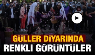 G&uuml;ller diyarı Isparta&rsquo;mızda g&uuml;l korteji d&uuml;zenlendi
