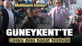 Güneykent'te coşku dolu hasat festivali