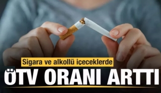 HABER: SİGARA VE ALKOLL&Uuml; İ&Ccedil;ECEKLERE B&Uuml;Y&Uuml;K &Ouml;TV ZAMMI GELDİ