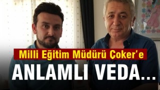 İmam Hatip Okulları Platformu&rsquo;ndan Milli Eğitim M&uuml;d&uuml;r&uuml; &Ccedil;oker&rsquo;e veda   