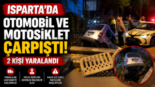 Işıkkent'te Kaza: Otomobil Korkulukları Aşıp Askıda Kaldı