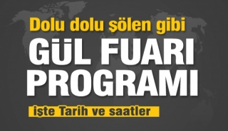 ISPARTA 2. ULUSAL G&Uuml;L FUARI BAŞLIYOR