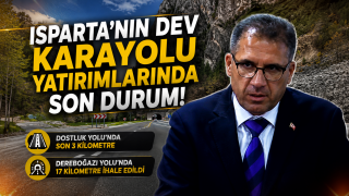 Isparta-Antalya Dereboğazı Yolu Projeleri Hazır