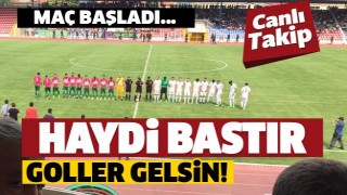 ISPARTA ATAT&Uuml;RK STADI'NDA MA&Ccedil; BAŞLADI CANLI TAKİP