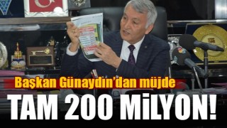 Isparta Belediyesi Isparta'ya  200 milyonluk Yatırım!