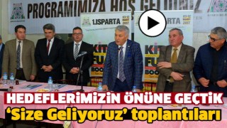 Isparta Belediyesi &lsquo;Size Geliyoruz&rsquo; toplantıları başladı