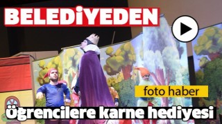 Isparta Belediyesinden &ouml;ğrencilere karne hediyesi