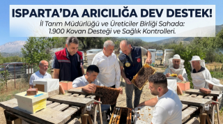 Isparta&rsquo;da Arıcılığa Dev Destek: 2023&rsquo;ten Bu Yana 1.900 Arılı Kovan Dağıtıldı