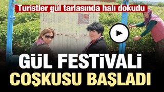 Isparta&rsquo;da G&uuml;l Festivali coşkusu  