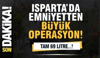 Isparta’da Kaçak Alkol Operasyonu: 2 Gözaltı