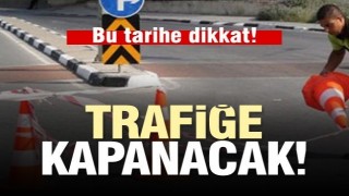 Isparta'da trafiğe kapalı yol uyarısı
