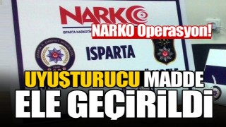  Isparta&rsquo;da uyuşturucu operasyonu: 4 g&ouml;zaltı 