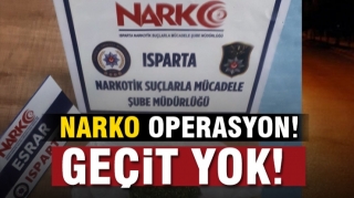 Isparta’da Uyuşturucu Operasyonu: 4 Şüpheliye İşlem Yapıldı