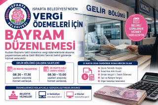 Isparta&rsquo;da Vergi &Ouml;demeleri İ&ccedil;in Bayram D&uuml;zenlemesi