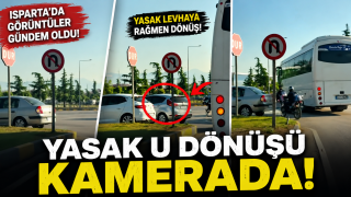 Isparta&rsquo;da Yasak U D&ouml;n&uuml;ş&uuml; Tartışması Kamerada