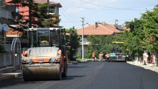 Isparta Davraz’da asfaltlama çalışması   