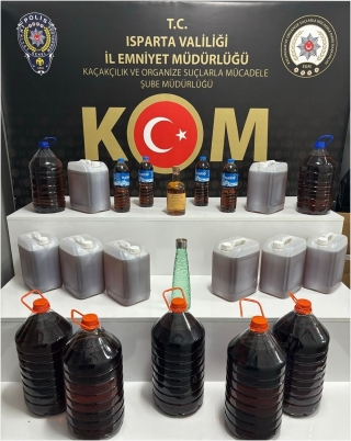 Isparta Emniyet M&uuml;d&uuml;rl&uuml;ğ&uuml;'nden Ka&ccedil;ak&ccedil;ılık Operasyonu