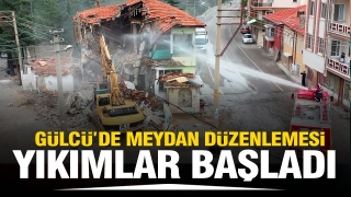 Isparta Haber: G&uuml;lc&uuml;'de meydan d&uuml;zenlemesi
yıkımlar başladı!