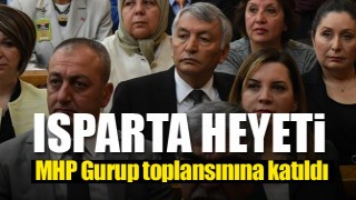 ISPARTA HEYETİ, MHP LİDERİ BAH&Ccedil;ELİ&rsquo;NİN 
TARİHİ GURUP TOPLANTISINA ŞAHİTLİK ETTİ