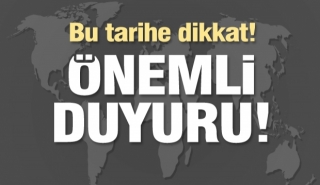 Isparta İl Tarım'dan &ouml;nemli duyuru.. Tarih verildi...