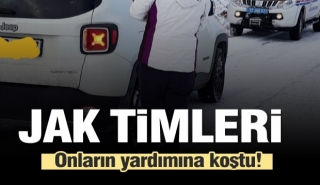 Isparta JAK Timleri vatandaşların yardımına yetişti