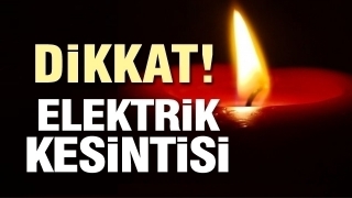 Isparta merkezde elektrik kesintileri