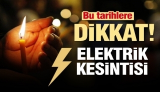 Isparta merkezdeki bu mahallelerde elektrik kesintisi olacak!