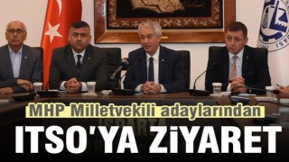 Isparta MHP Milletvekili adaylarından ITSO’ya seçim ziyareti  