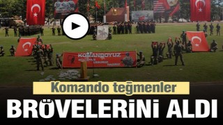 Isparta’nın Eğirdir Dağ Komando Okulunda asteğmenlerin mezuniyet coşkusu 