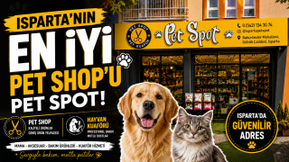 Isparta’nın en iyi pet shopu: Pet Spot ve evcil hayvan kuaförü