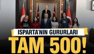 Isparta&rsquo;nın Gururları Vali Baruş İle Buluştu