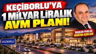 Isparta&rsquo;nın Ke&ccedil;iborlu il&ccedil;esine 1 milyar liralık AVM planı

