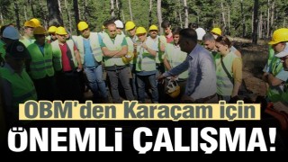 Isparta OBM'de Karaçam için arazi çalışmaları başladı