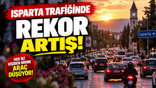 Isparta Trafiğinde Rekor Artış: Her İki Kişiden Birine Ara&ccedil; D&uuml;ş&uuml;yor!