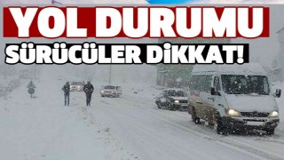 ISPARTA YOL DURUMU S&Uuml;R&Uuml;C&Uuml;LER DİKKAT!