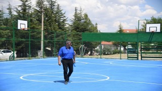 Isparta'da 12 semt spor sahası yenilendi...